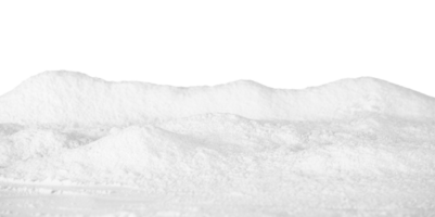 white snow isolated png