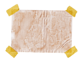 oud papier structuur met plakband geïsoleerd png