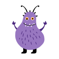 lelijk monster tekenfilm karakter png