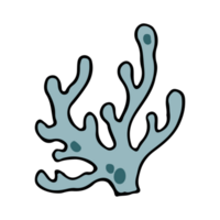 coral reef cartoon element png