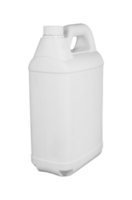 white plastic jerry cans container mockup isolated png