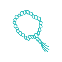 rosary hand drawn element png