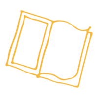 Aperto libro elemento png