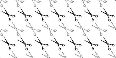 outline silhouette scissors seamless pattern vector