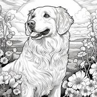 Art Nouveau Dog Coloring Pages photo