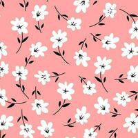 floral abstract pattern suitable for textile and printing needs vector