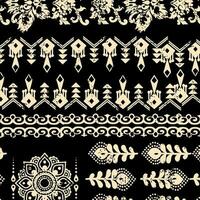 floral abstract pattern suitable for textile and printing needs vector