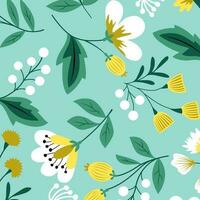 floral abstract pattern suitable for textile and printing needs vector