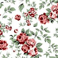 floral abstract pattern suitable for textile and printing needs vector