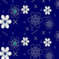 floral abstract pattern suitable for textile and printing needs vector