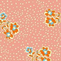 floral abstract pattern suitable for textile and printing needs vector