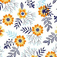 floral abstract pattern suitable for textile and printing needs vector