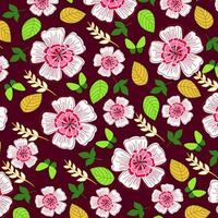 floral abstract pattern suitable for textile and printing needs vector