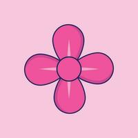 Spring flower icon vector