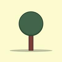 minimalista árbol vector