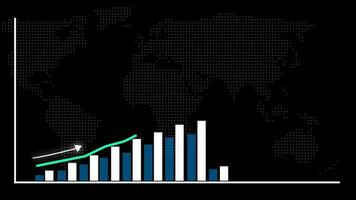 gráfico de crescimento de negócios video