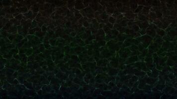 Abstract dynamic particle wave of lines. Futuristic glowing particle lines digital background video