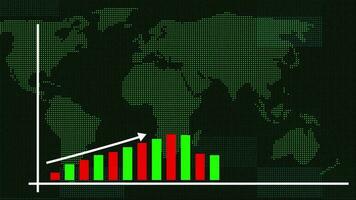 gráfico de crescimento de negócios video