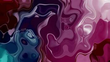 fundo líquido gradiente de onda abstrato video