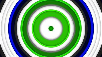 Abstract pattern of circles with the effect of displacement video