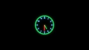 neon orologio Timer video