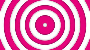 Abstract pattern of circles with the effect of displacement video