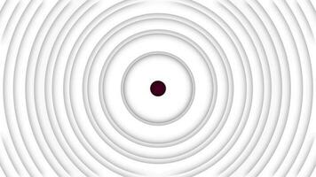 Abstract pattern of circles with the effect of displacement video