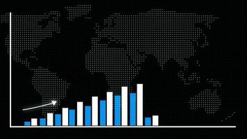 gráfico gráfico de negócios video