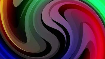 abstract wave gradient liquid background video