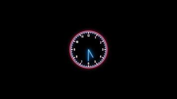 Neon- Uhr Timer video