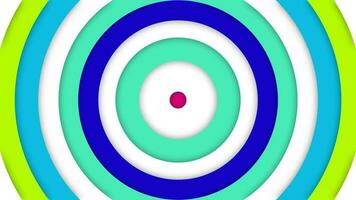 Abstract pattern of circles with the effect of displacement video
