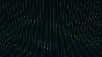 Abstract dynamic particle wave of lines. Futuristic glowing particle lines digital background video