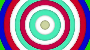 Abstract pattern of circles with the effect of displacement video