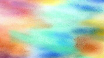 Watercolor pastel background. aquarelle colorful stains on paper ai generated. photo