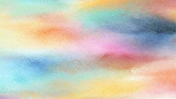 Watercolor pastel background. aquarelle colorful stains on paper ai generated. photo