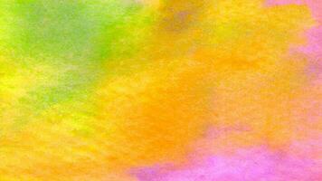 Watercolor pastel background. aquarelle colorful stains on paper ai generated. photo