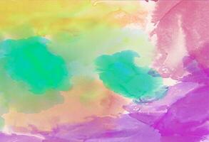 Abstract pastel watercolor hand painted background texture. aquarelle abstract emerald backdrop. ai generated photo