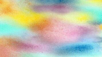 Watercolor pastel background. aquarelle colorful stains on paper ai generated. photo