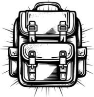 Back To School - High Quality Vector Logo - Vector illustration ideal for T-shirt graphic