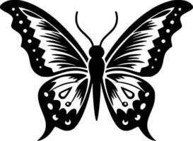 mariposa, minimalista y sencillo silueta - vector ilustración