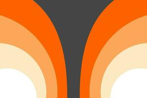 abstract background retro style shading color brown orange iovry white. fountain shape abstract background for banner backdrop website design poster card. photo