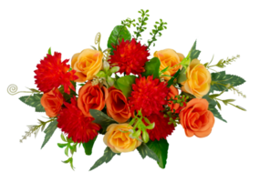 beautiful bouquet of flowers isolated png