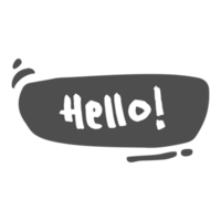 Hallo Blase Text Element png