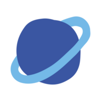 planet cartoon element png