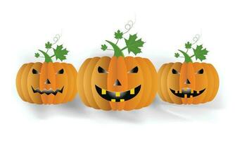 Happy Halloween Pumpkin Crafts Gnome Design, Magic Clipart Halloween Illustration vector