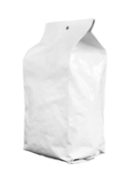 white plastic bag pouch mockup isolated png