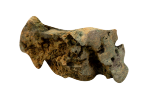 Rough stone material isolated element png