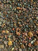small stone texture background, top view photo