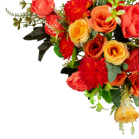 ramo de flores de Rosa flores aislado png