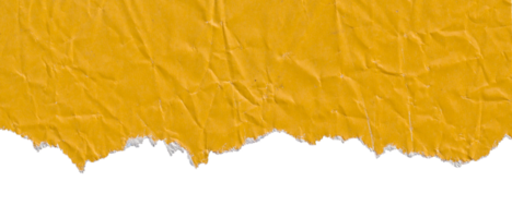 crumpled yellow torn paper texture png